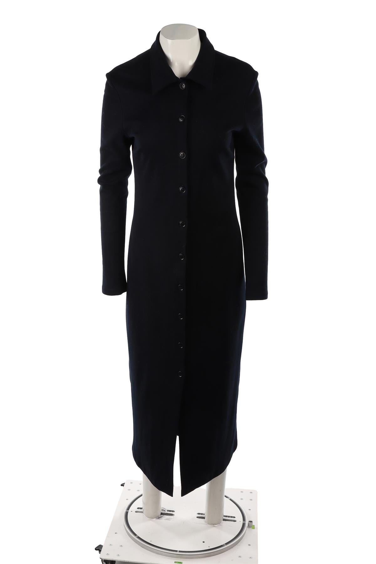 NAVY COTTON MAXI DRESS