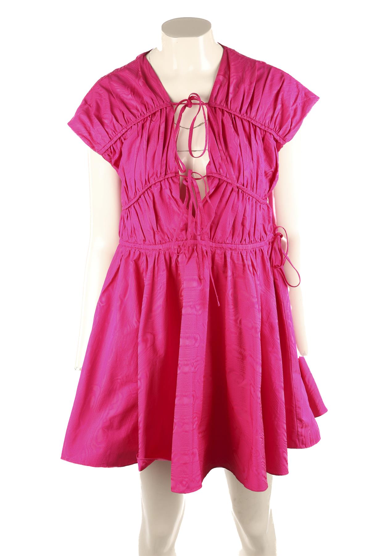 TOVE PINK TAFFETA MINI DRESS FR 36 UK 8