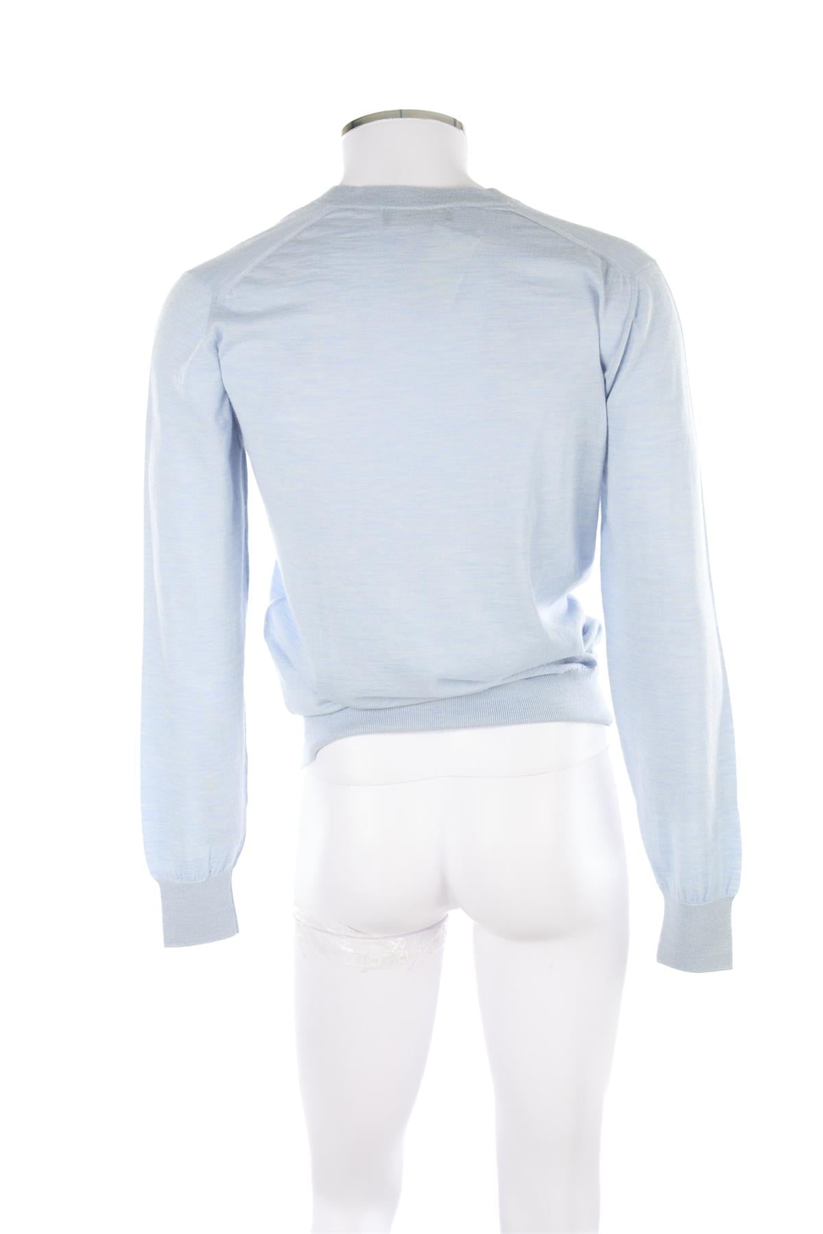DOLCE & GABBANA BLUE MEN'S CASHMERE SWEATER UK/US 38 FR 48 IT 48