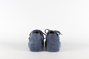 LORO PIANA NAVY NUAGES SUEDE SNEAKERS EU 38 UK 5 US 8