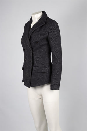 MARISSA WEBB NAVY WOOL JACKET SMALL