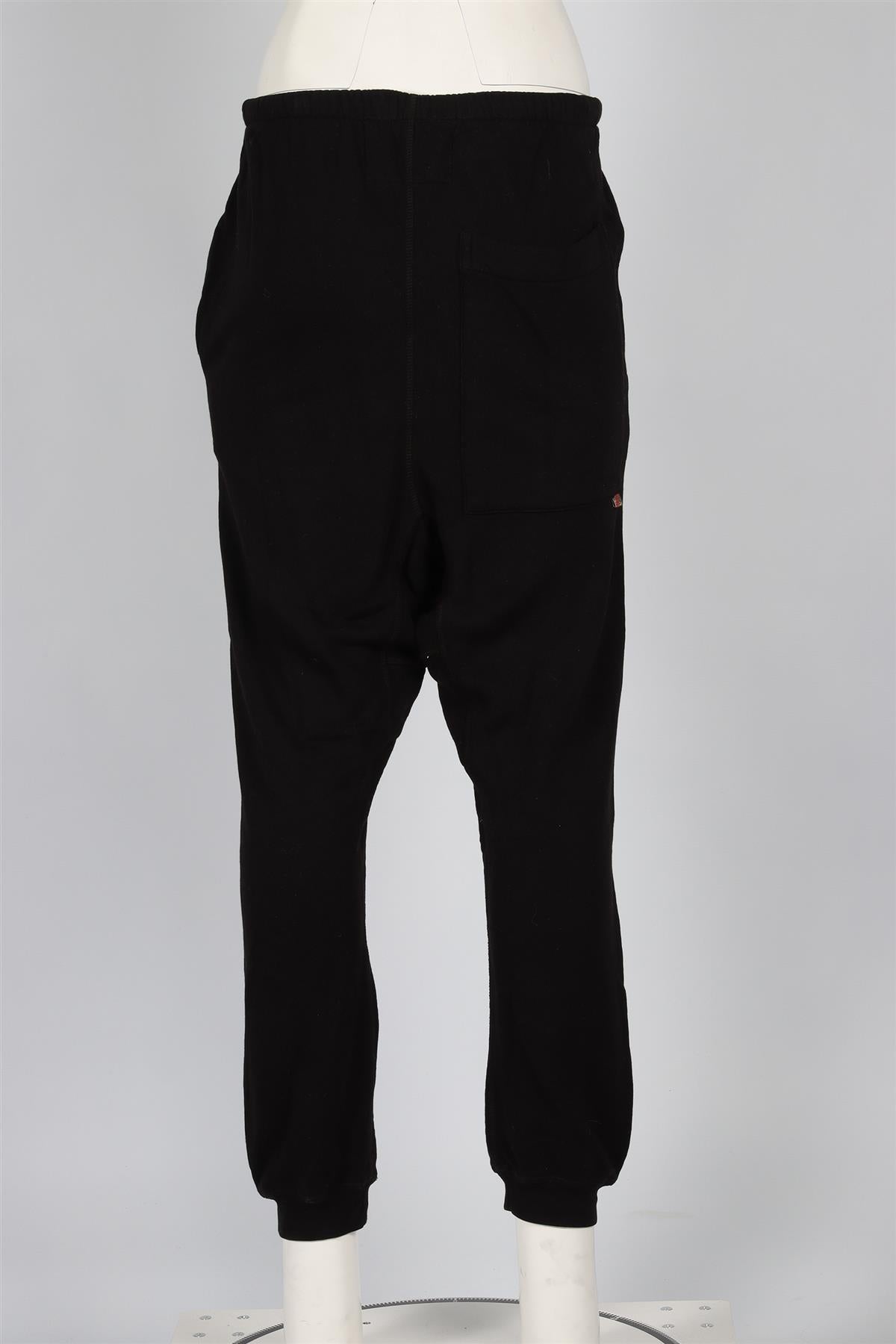 FREE CITY BLACK COTTON TRACK PANTS SMALL
