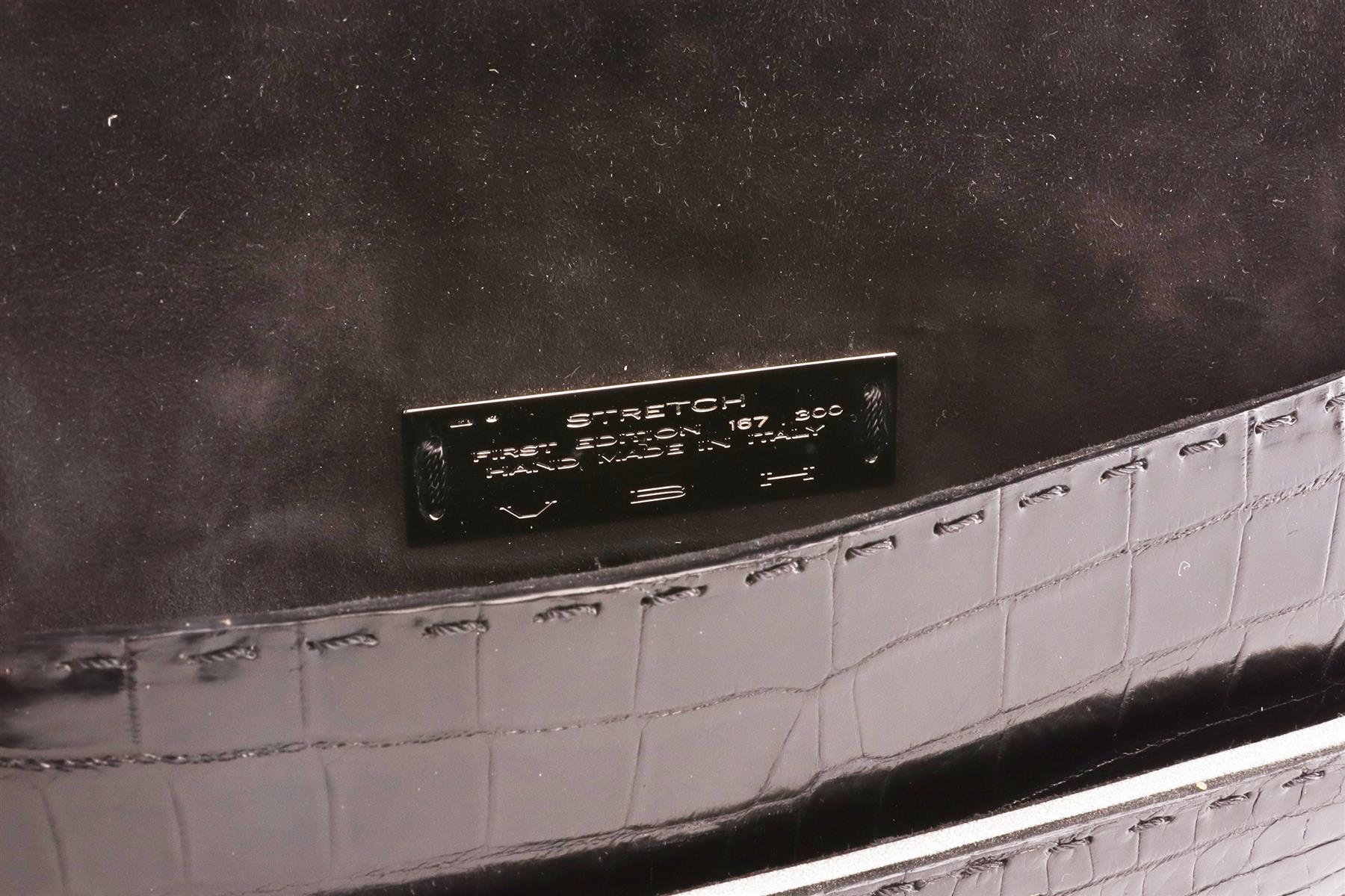 VBH BLACK CROCODILE CLUTCH