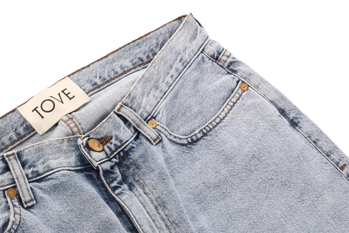 TOVE BLUE DENIM STRAIGHT LEG JEANS W30 UK 12