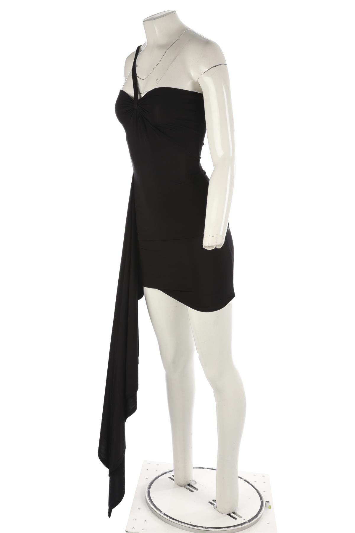 RAT & BOA BLACK JERSEY MINI DRESS XSMALL