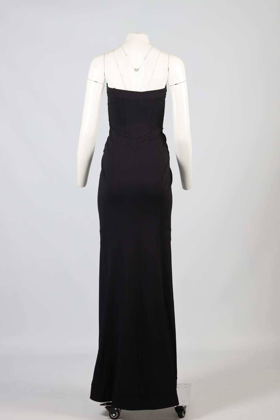 DIANE VON FURSTENBURG BANDEAU MAXI DRESS US 8 UK 12