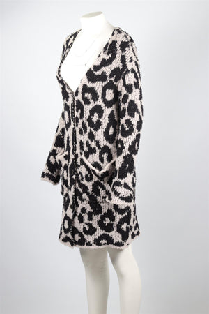 AMIRI BLACK WOOL CARDIGAN XSMALL
