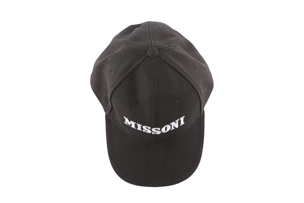 MISSONI BLACK COTTON BASEBALL CAP