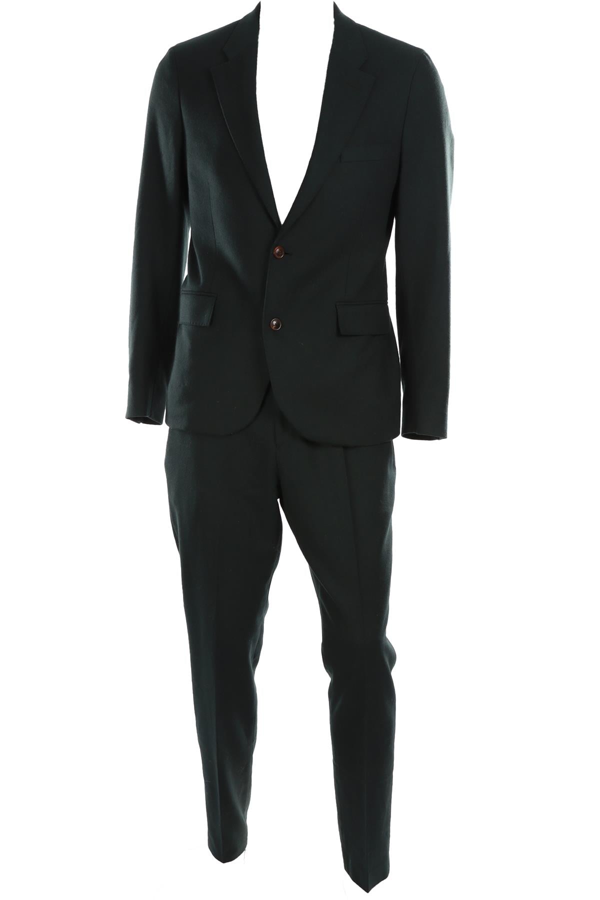 TODD SNYDER GREEN WOOL SUIT W31 L30/38R