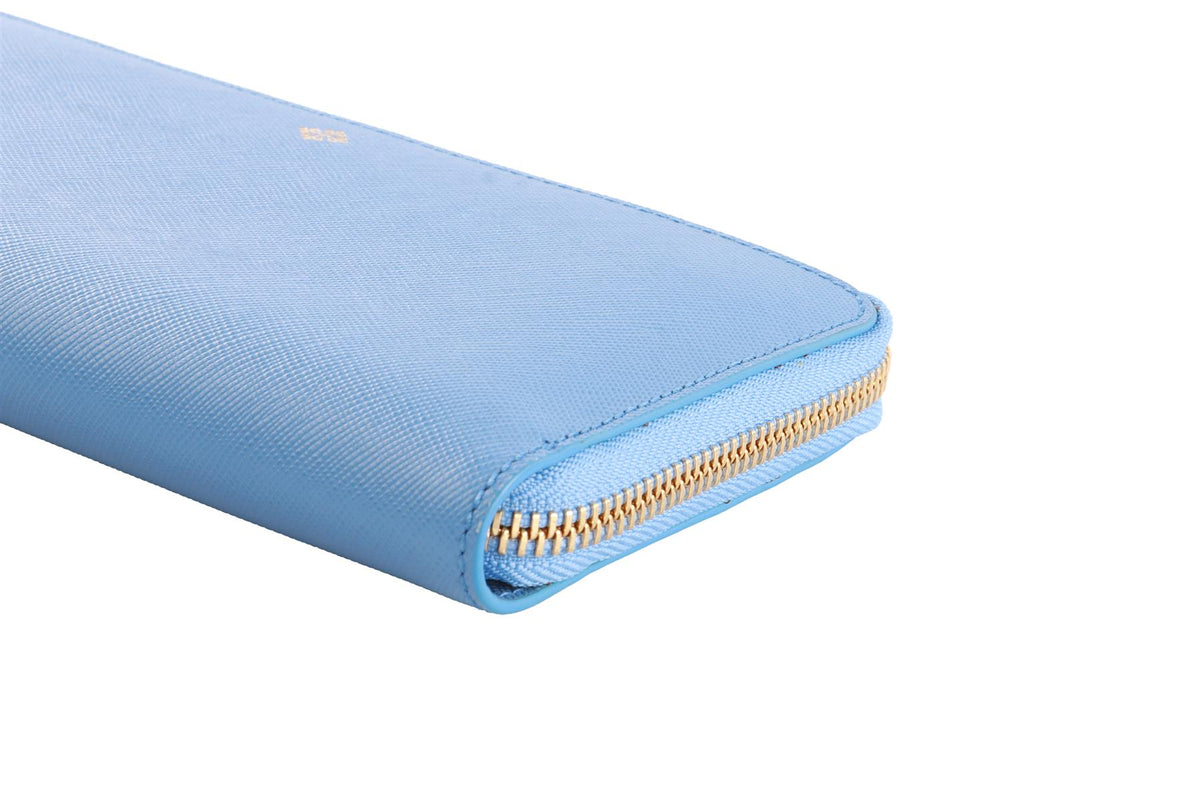 PATEK PHILIPPE BLUE LEATHER WALLET