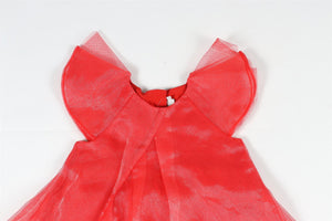 CHRISTIAN DIOR RED KIDS TULLE DRESS 4 YEARS