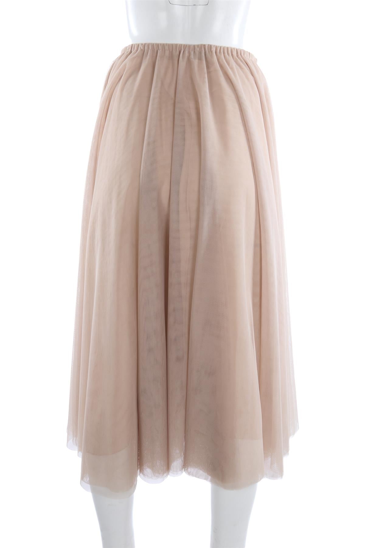 RAEY NUDE TULLE MAXI SKIRT XXSMALL/XSMALL