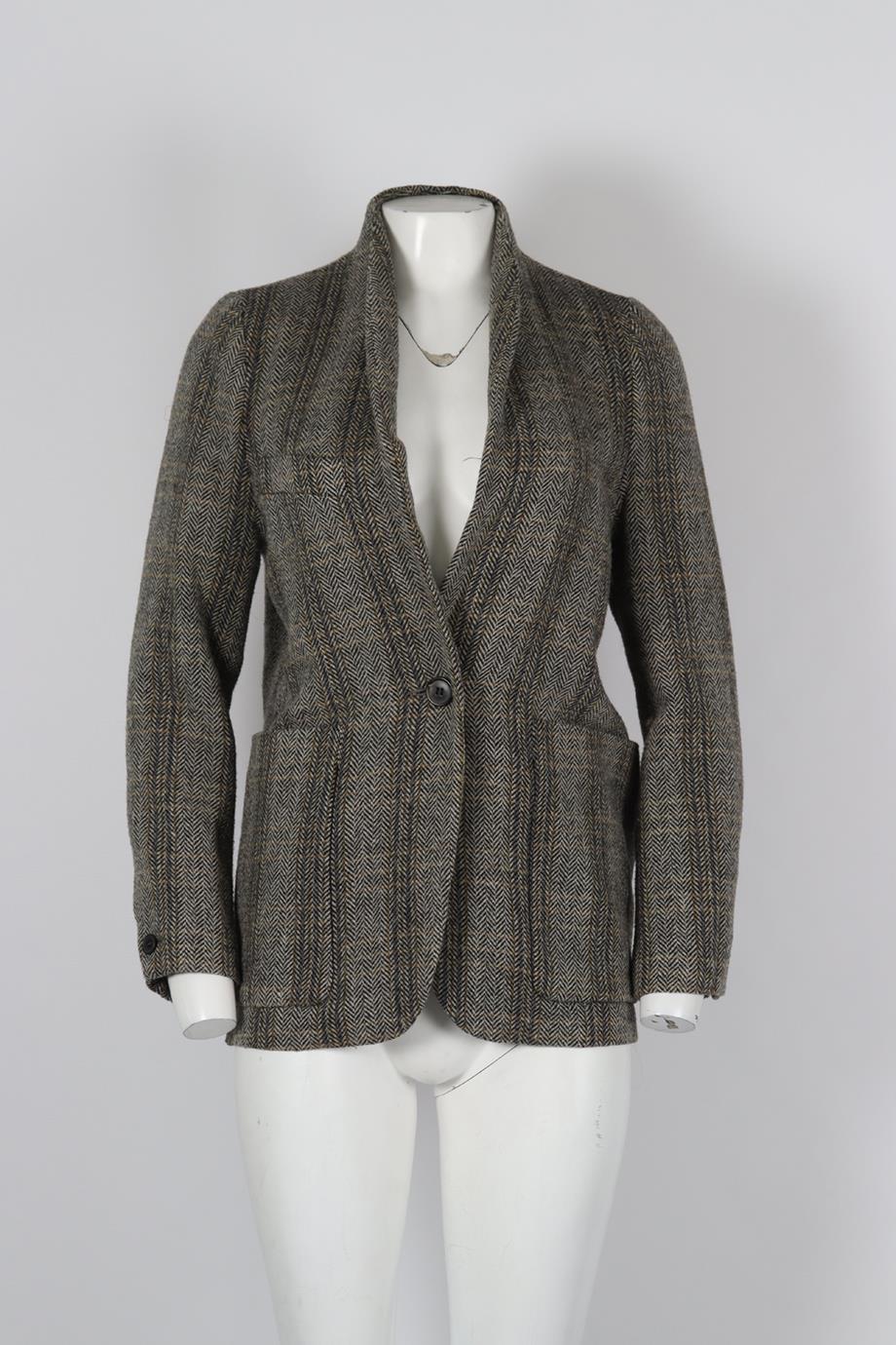 ISABEL MARANT ÉTOILE WOOL TWEED JACKET FR 34 UK 6