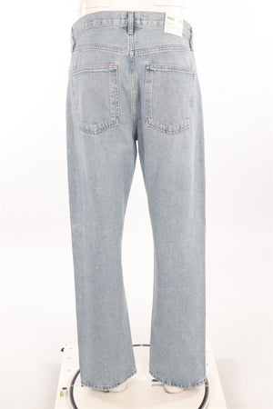 AGOLDE BLUE HIGH RISE STRAIGHT LEG JEANS W29 UK 10-12