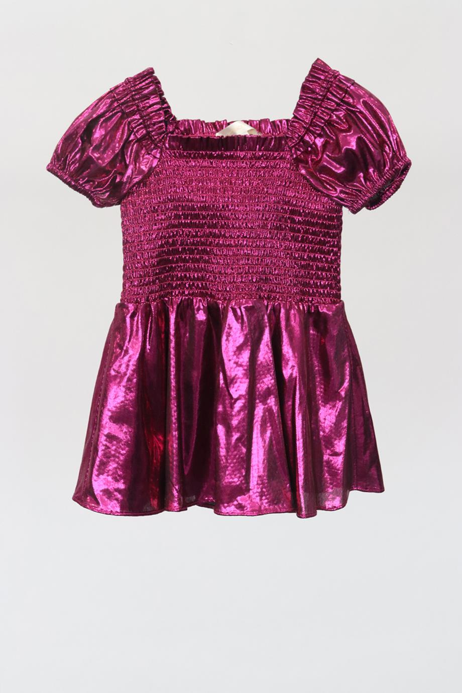 LOVESHACKFANCY KIDS GIRLS LUREX DRESS 3-4 YEARS