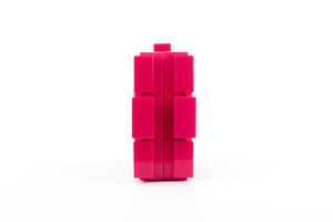 CHANEL PINK 2014 BOY BRICK LEGO PLEXIGLASS CLUTCH