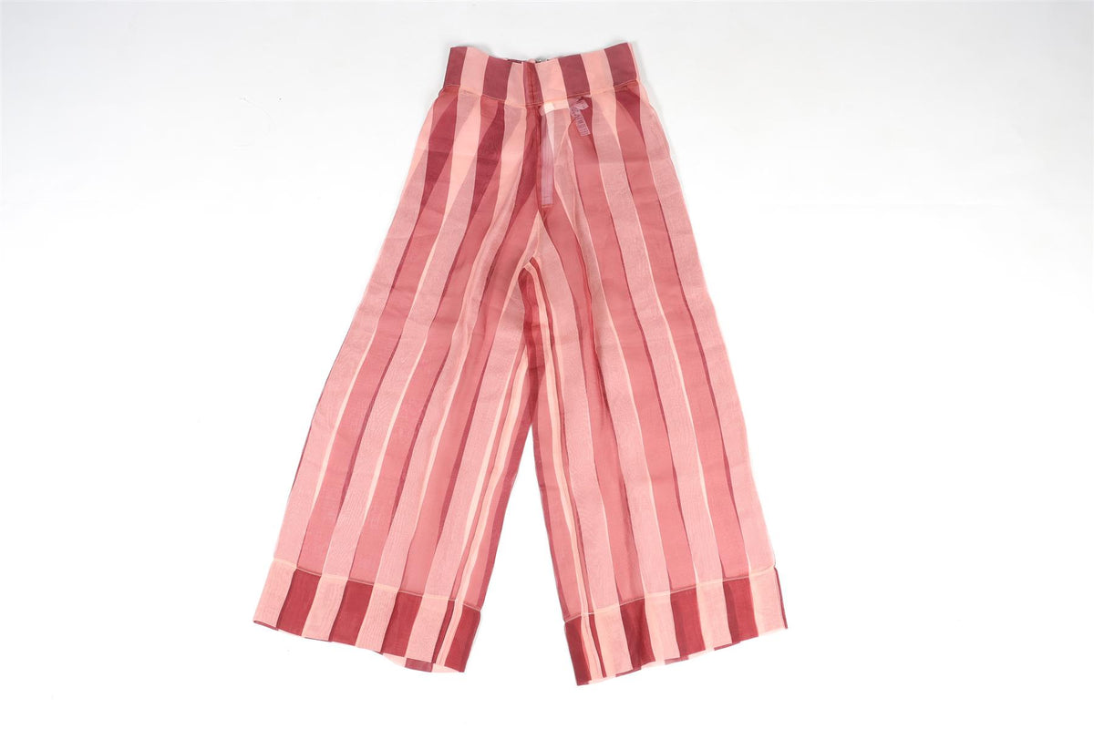LA PERLA PINK SILK PANTS IT 42 UK 10