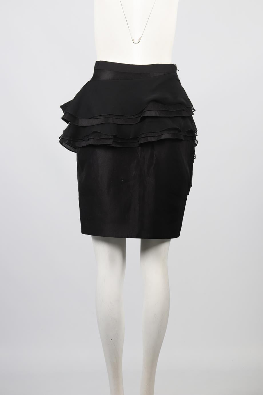 JASON WU SILK BLEND MINI SKIRT US 4 UK 8