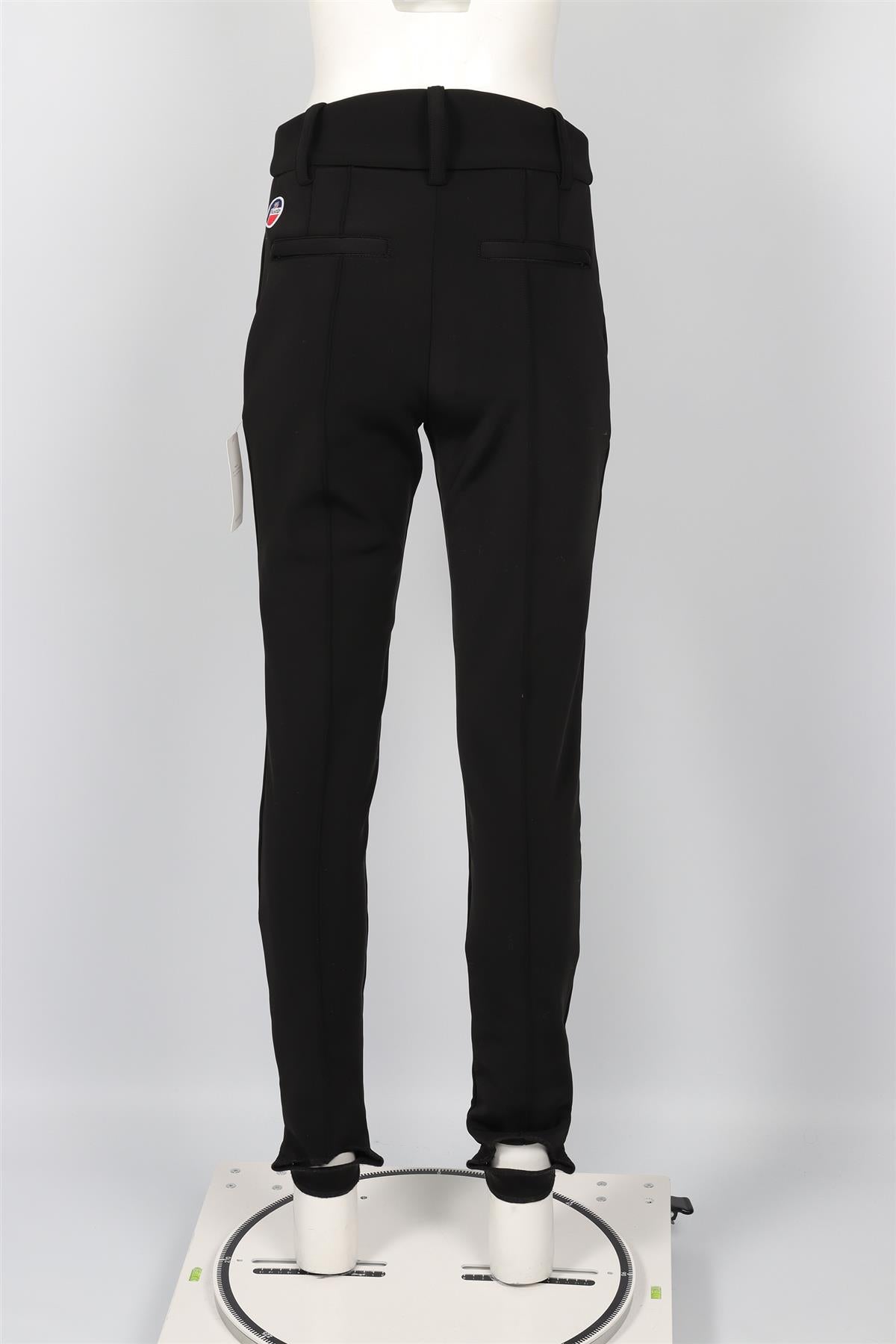 FUSALP BLACK STRETCH STIRRUP SKI PANTS FR 40 UK 12