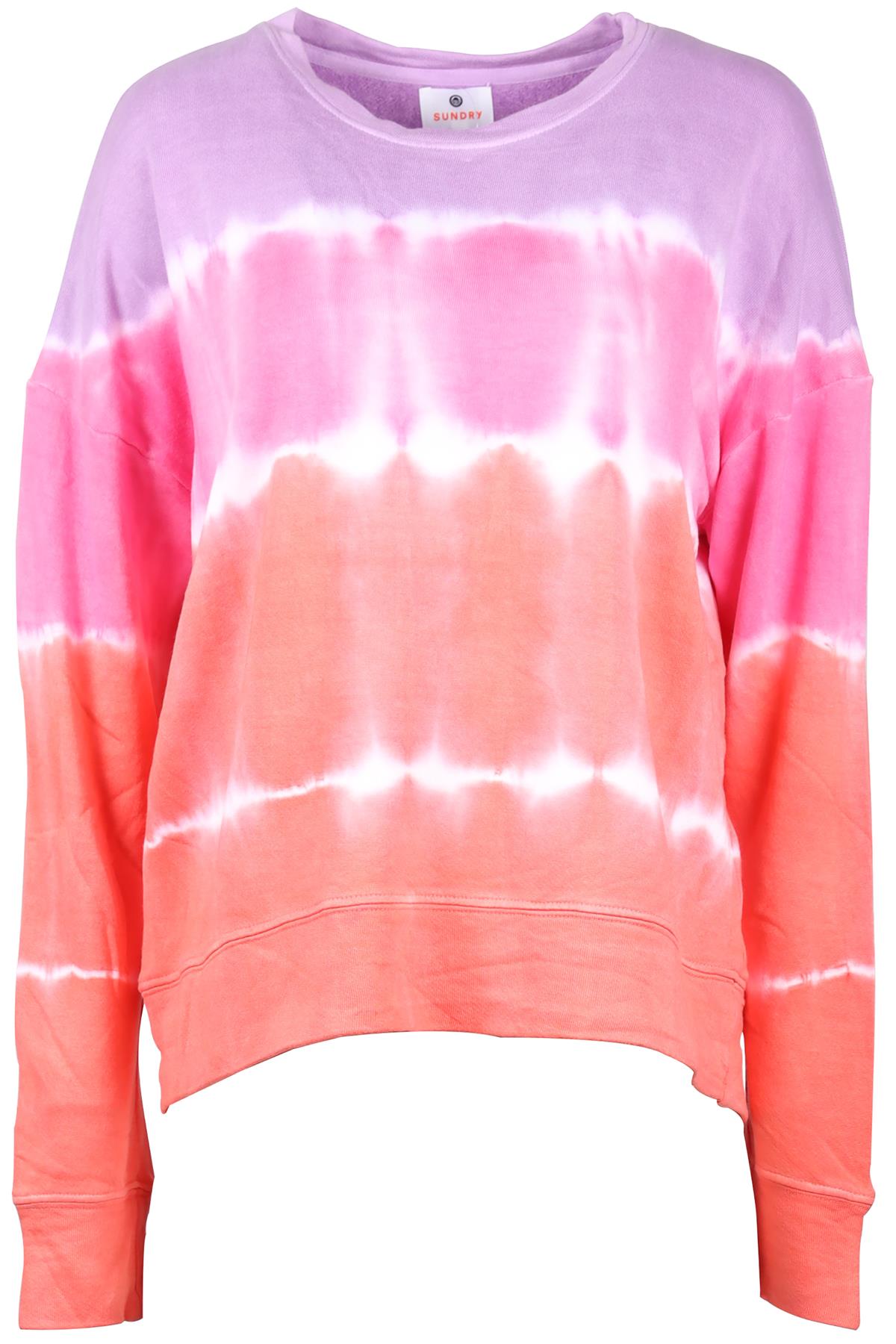 SUNDRY MULTICOLOURED COTTON BLEND SWEATSHIRT UK 8