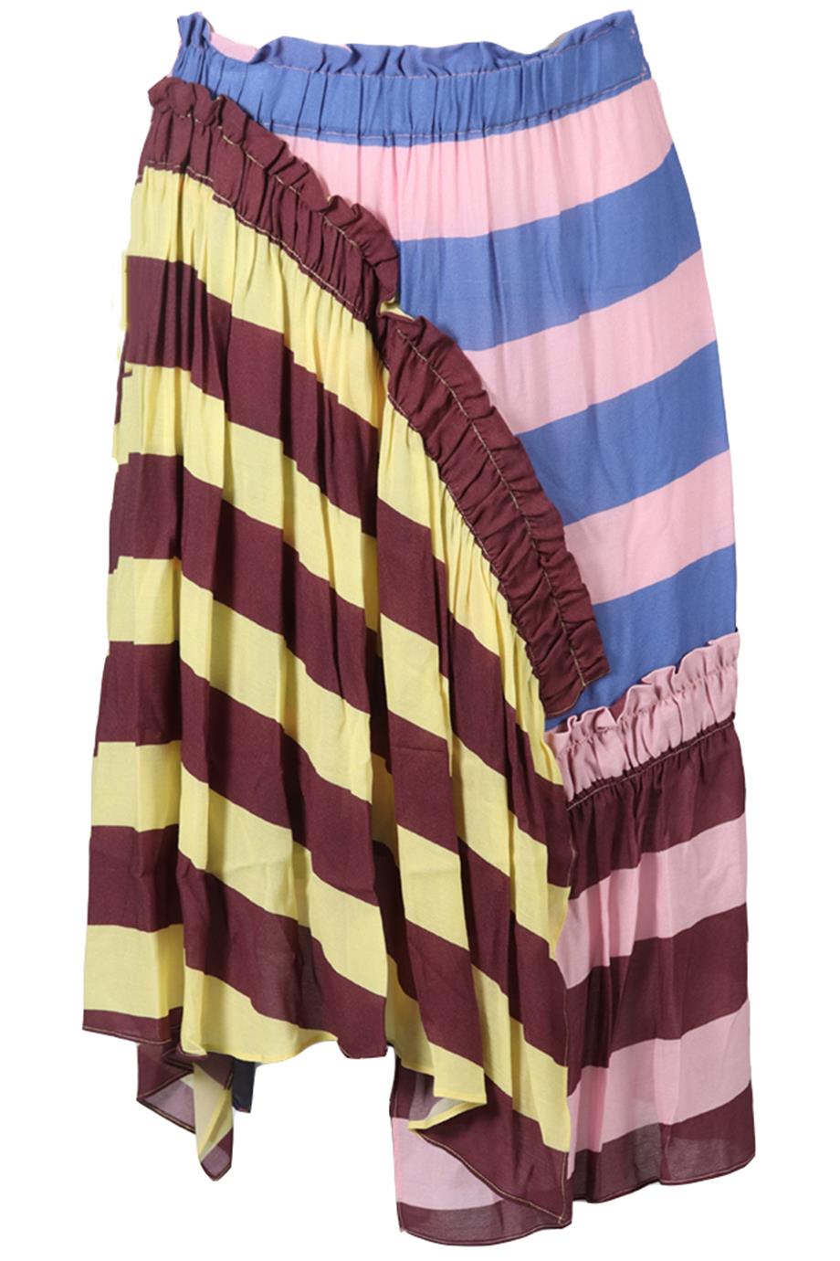 PREEN LINE BY THORNTON BREGAZZI CREPE MIDI SKIRT MEDIUM
