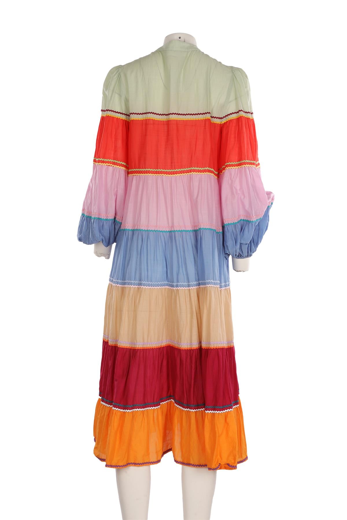 ZIMMERMANN MULTI COTTON MAXI DRESS 3