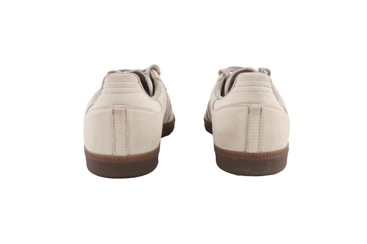ADIDAS GREY SAMBA ALUMINA/LIGHT BROWN/GUM SNEAKERS EU 38 2/3 UK 5.5 US 6