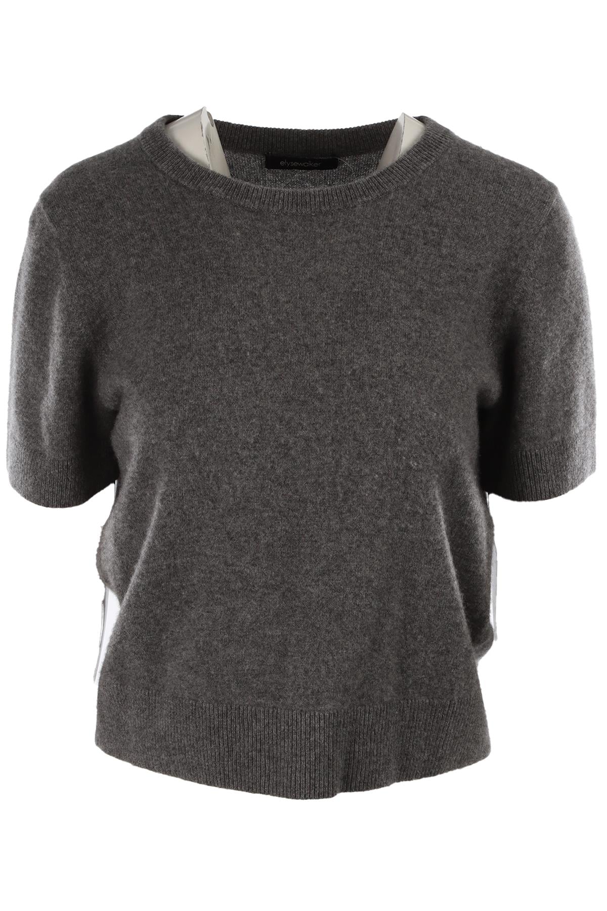 GREY CASHMERE SWEATER