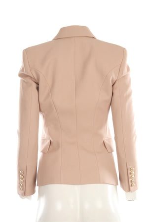 BALMAIN NUDE WOOL BLAZER FR 36 UK 8