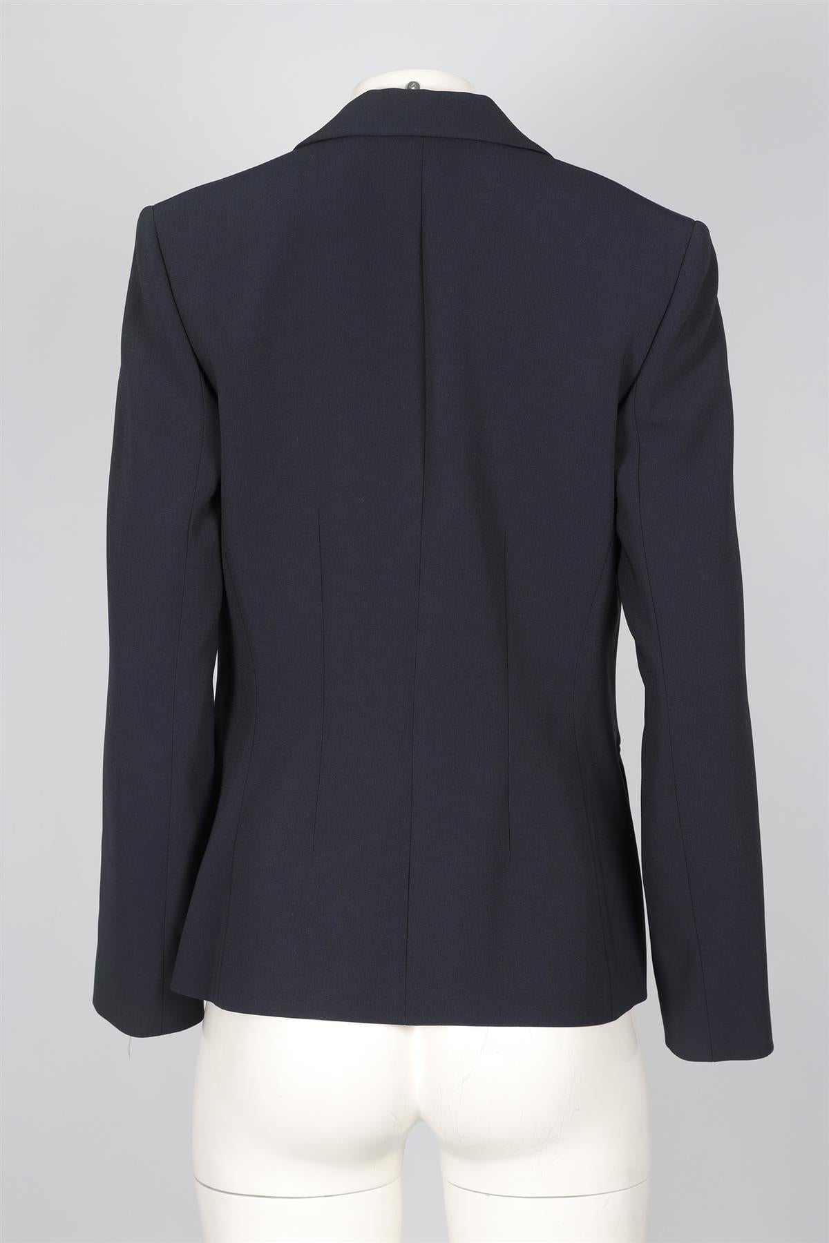 THEORY NAVY CREPE BLAZER US 8 UK 12