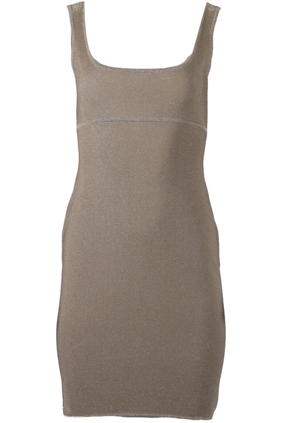 HERVE L LEROUX STRETCH KNIT MINI DRESS FR 40 UK 12