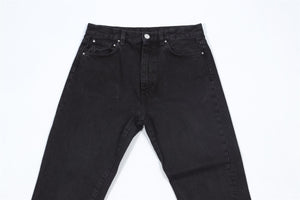 TOTEME BLACK HIGH RISE STRAIGHT LEG JEANS W28 UK 10