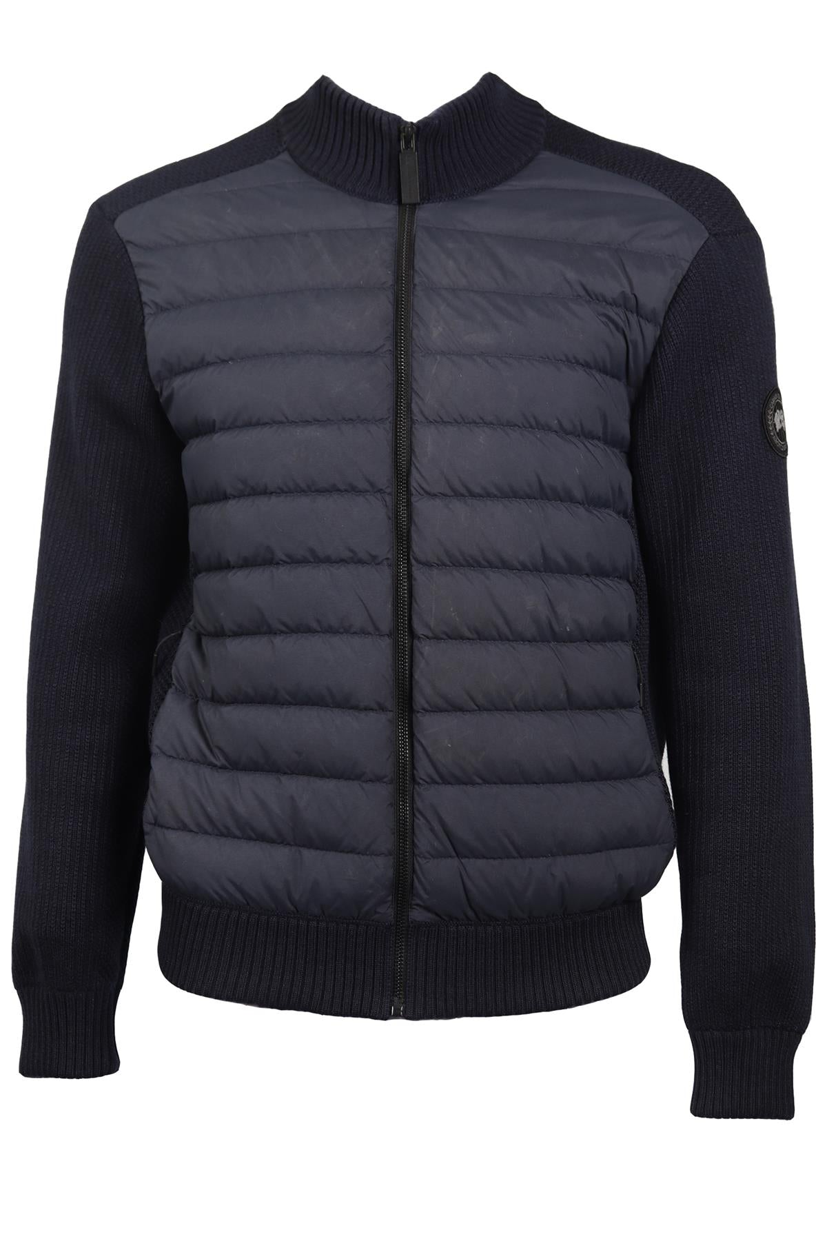 CANADA GOOSE MEN'S KNIT AND PADDED SHELL DOWN JACKET MEDIUM