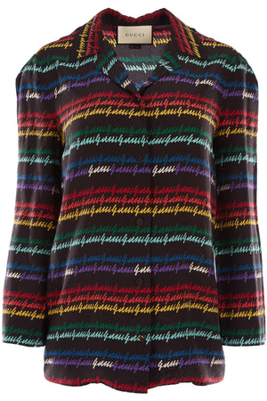 GUCCI MULTI SILK SHIRT IT 42