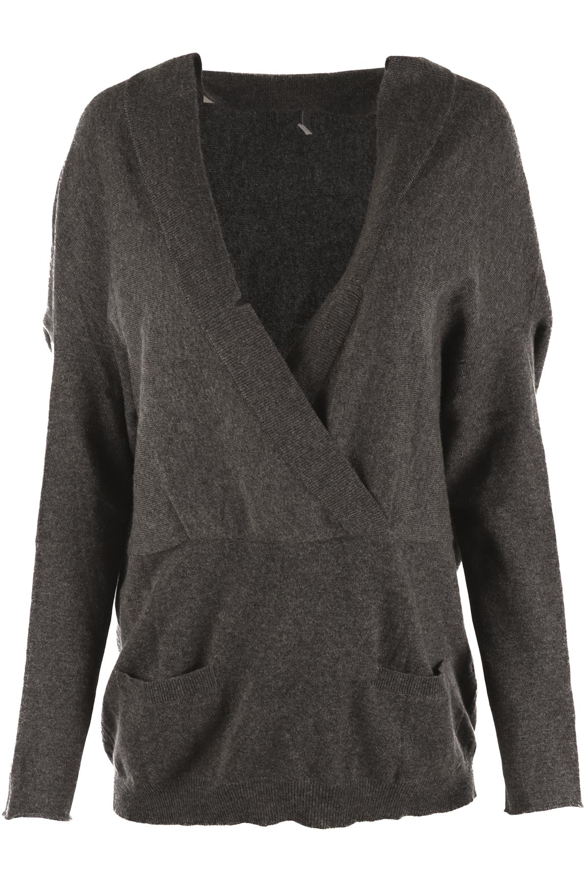 BRUNELLO CUCINELLI GREY CASHMERE SWEATER XLARGE