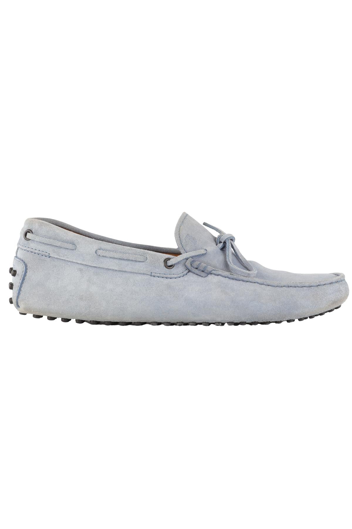 TOD'S BLUE MEN'S SUEDE LOAFERS EU 41.5 UK 7.5 US 8.5