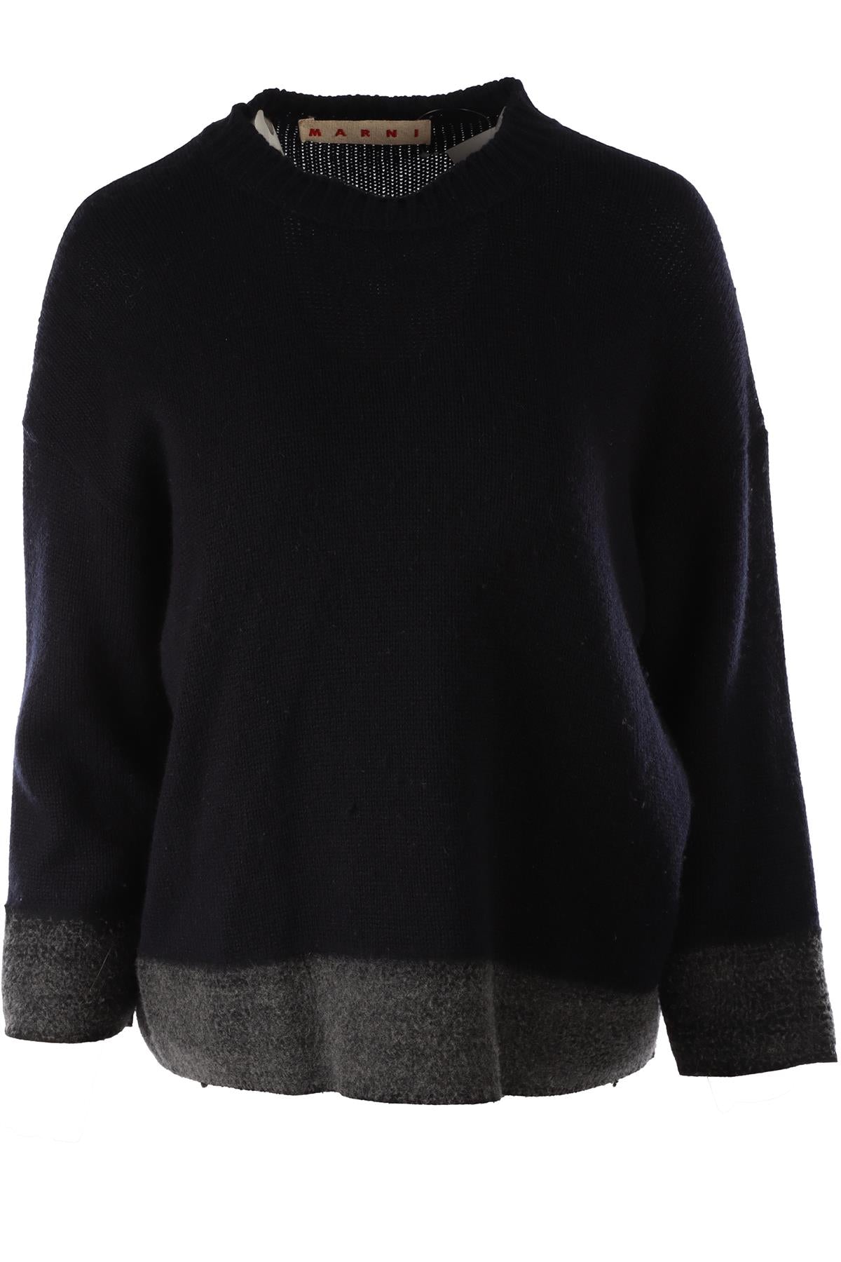 NAVY CASHMERE JUMPER
