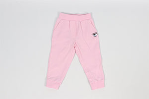 CHIARA FERRAGNI PINK BABY GIRLS SWEATSHIRT AND PANTS SET 18 MONTHS