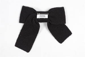 SONIA BY SONIA RYKIEL BLACK BOW BROOCH