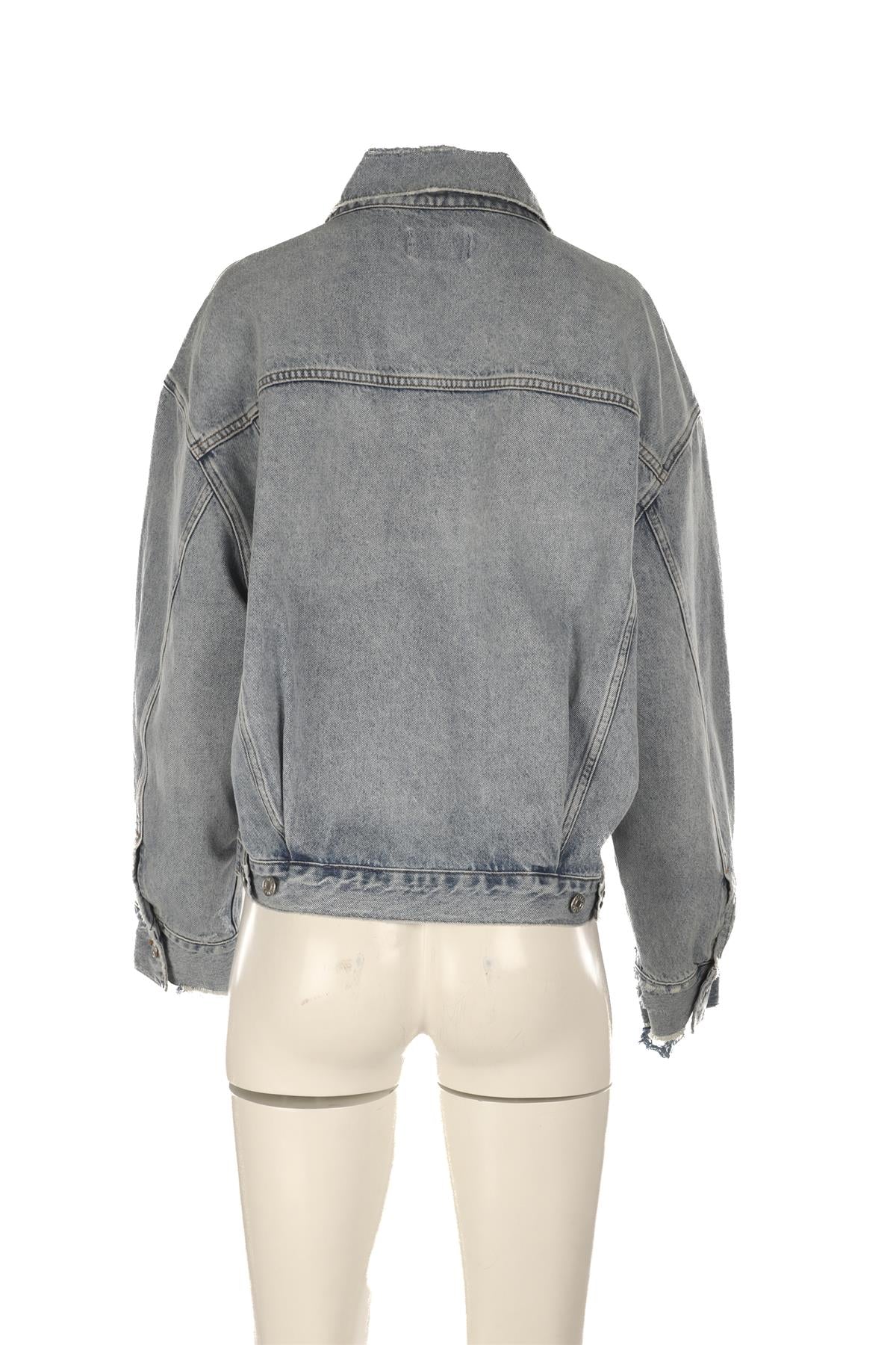 AGOLDE BLUE DENIM JACKET MEDIUM