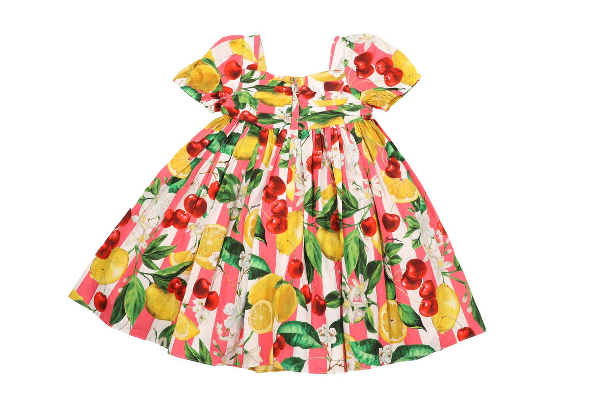 DOLCE & GABBANA MULTI BABY GIRLS DRESS, BLOOMERS AND HEADBAND 18-24 MONTHS