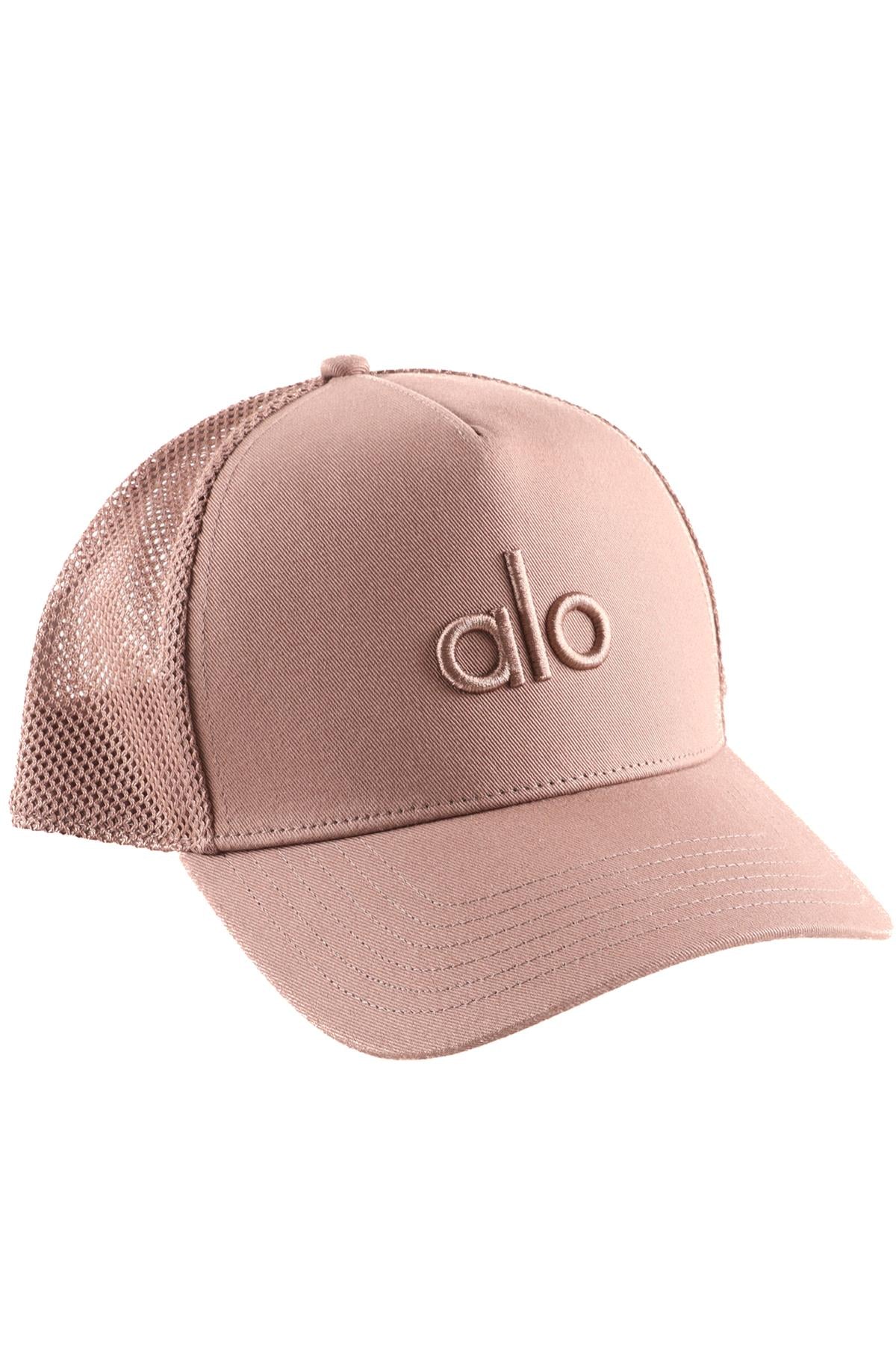 ALO BROWN COTTON CAP ONE SIZE
