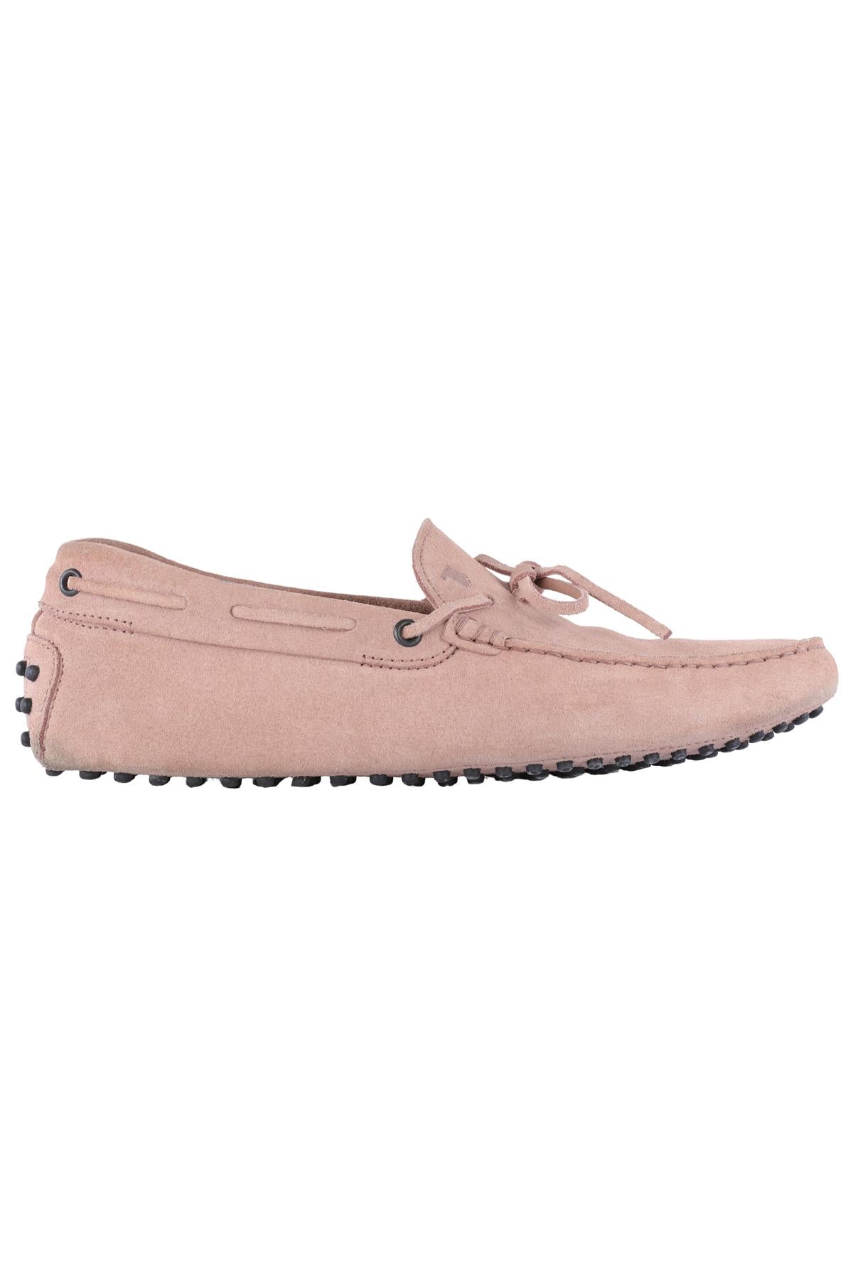 TOD'S PINK SUEDE MEN'S LOAFERS EU 41.5 UK 7.5 US 8.5