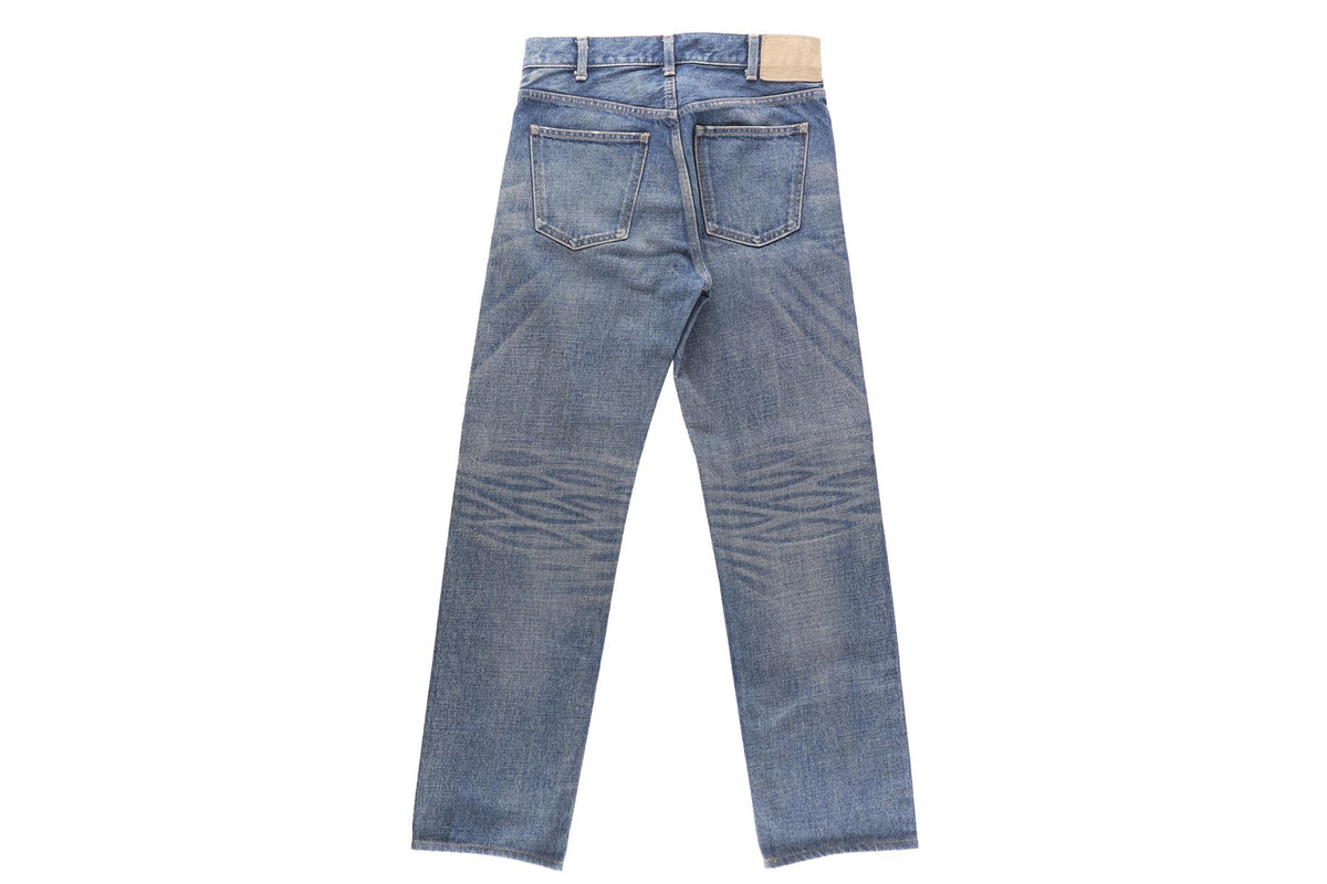 CELINE BLUE HIGH RISE STRAIGHT LEG JEANS W25
