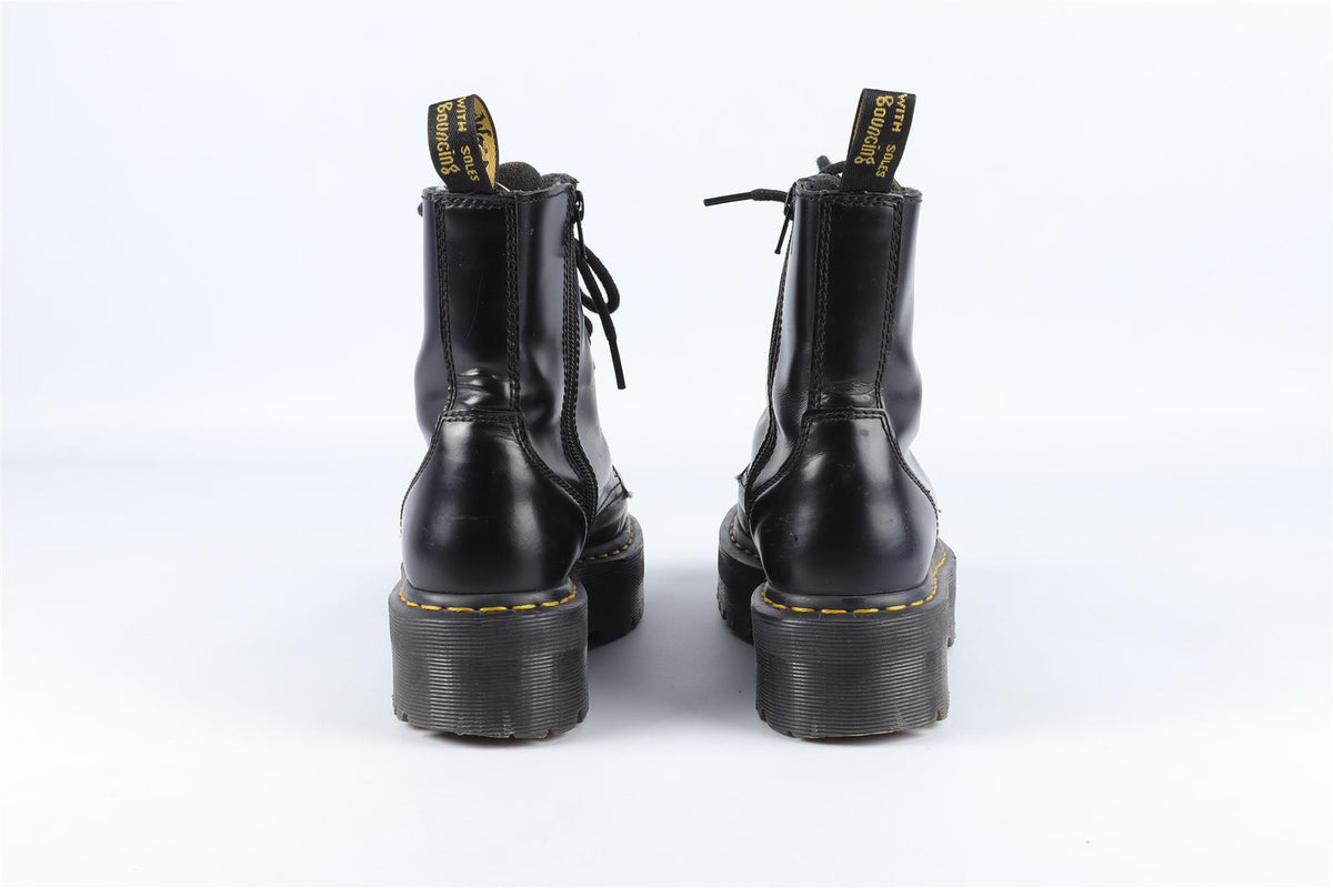 DR MARTENS BLACK LEATHER ANKLE BOOTS UK 5 EU 38 US 7