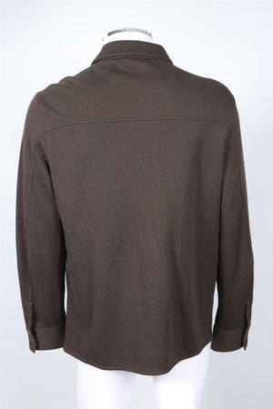 LORO PIANA GREEN MEN'S COTTON JACKET XXLARGE