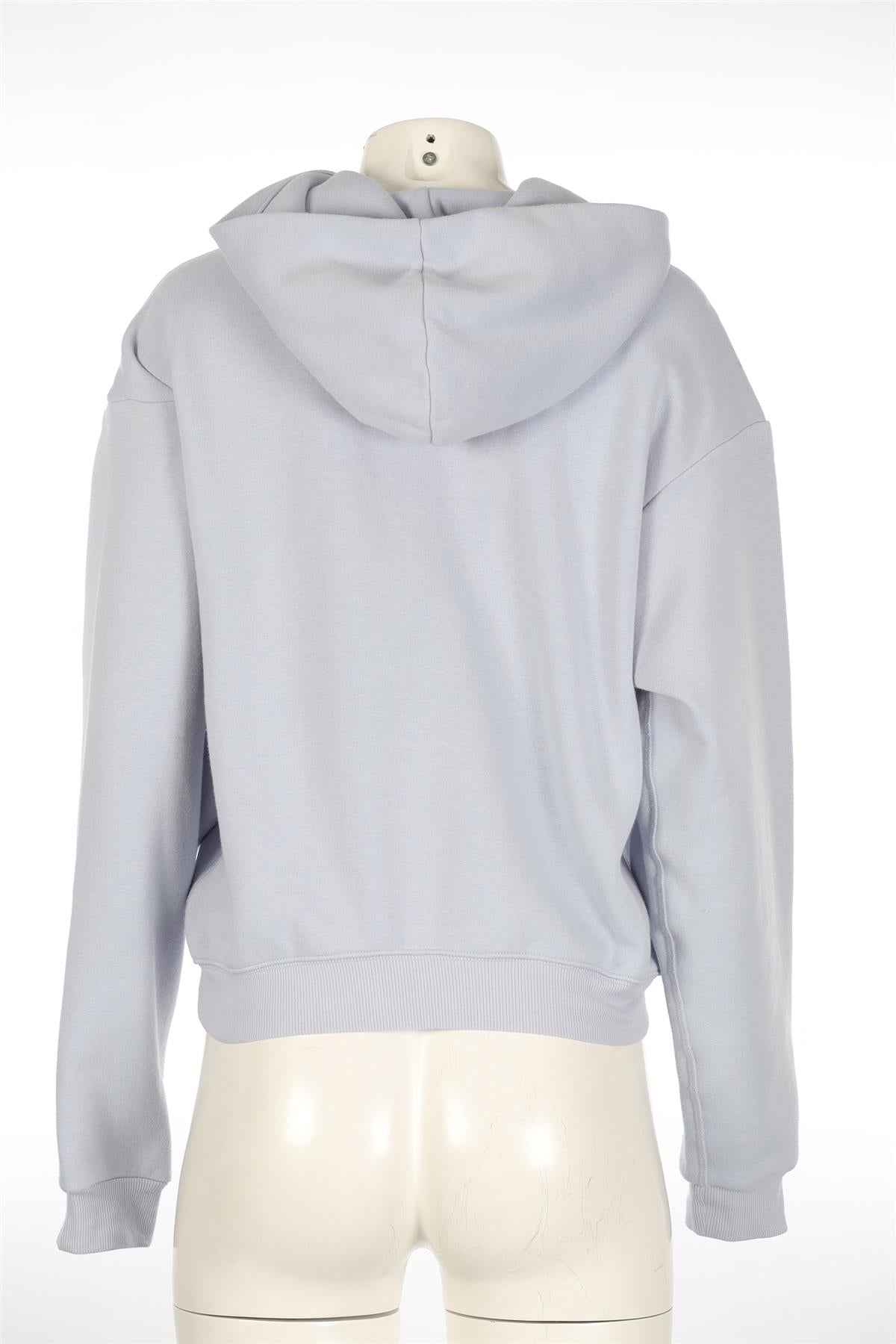 SKIMS BLUE COTTON SWEATSHIRT MEDIUM
