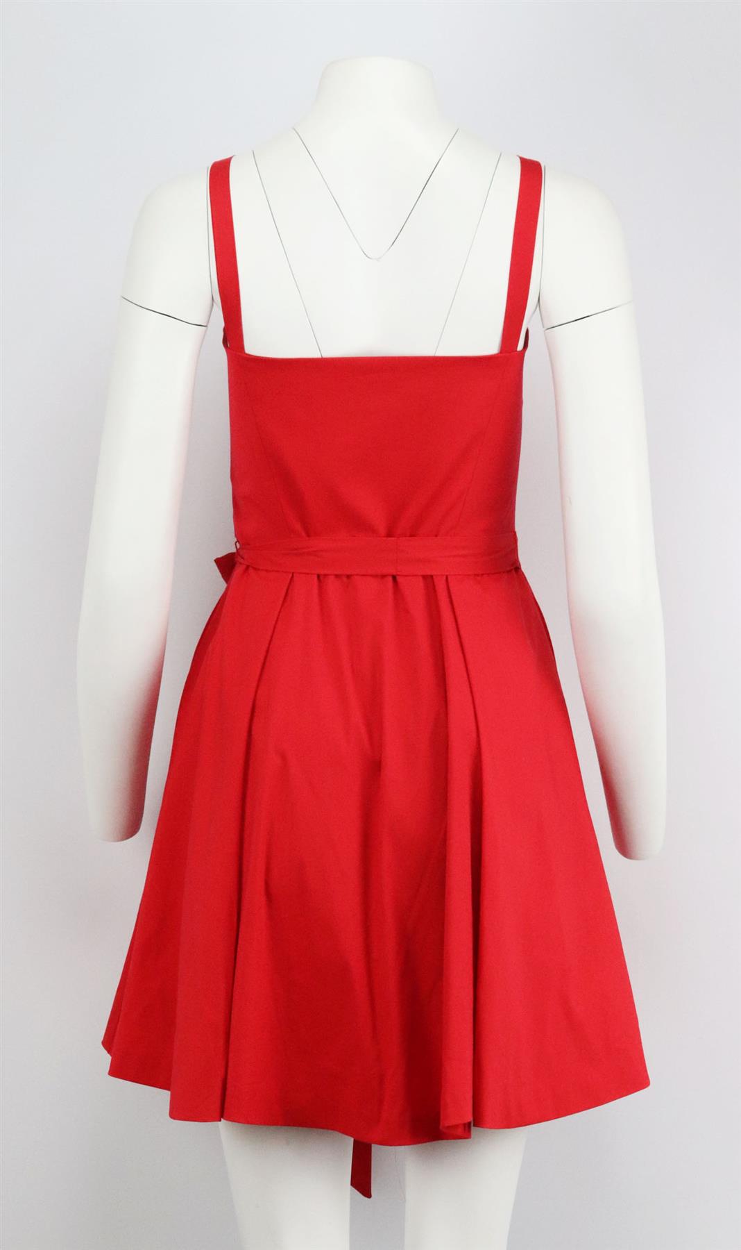 MILLY BELTED COTTON BLEND MINI DRESS US 10 UK 14