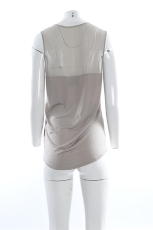 3.1 PHILLIP LIM BEIGE SILK TOP SMALL
