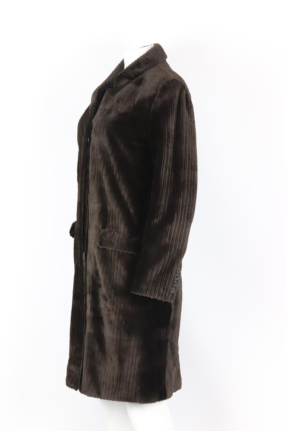J. MENDEL SHEARED MINK FUR COAT US 8 UK 12